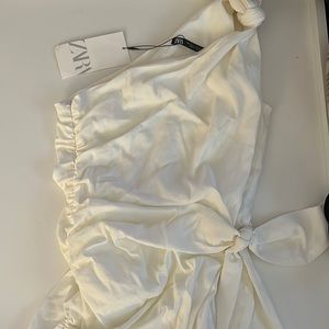 Zara Asymmetric dress with bows